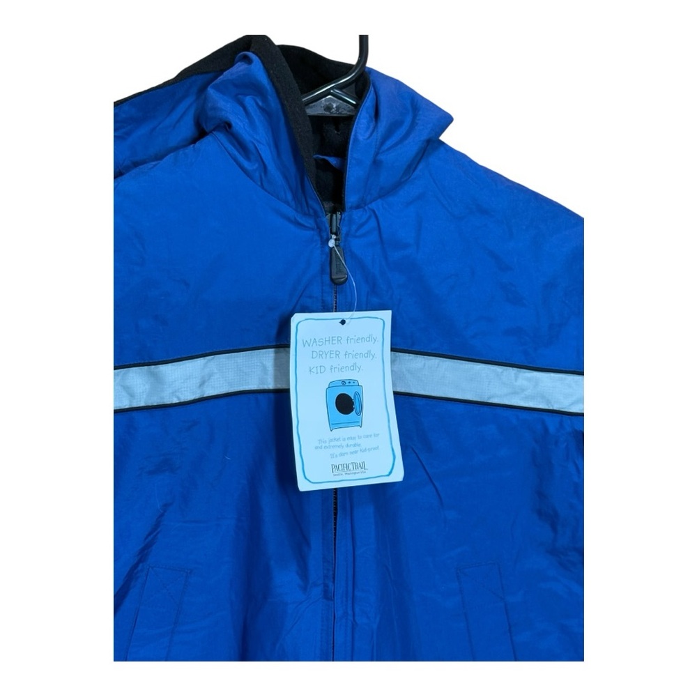 Pacific Trail Boys Blue Hooded Jacket Size S (8) NWT Fleece Lined - Picture 2 of 9